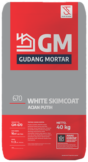 GM-670 SKIMCOAT PUTIH